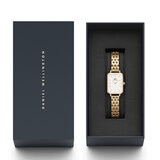 Daniel Wellington Quadro White Dial 5-link Gold Strap Women's Watch DW00100622 Daniel Wellington Quadro White Dial 5-link Gold Strap Women's Watch DW00100622