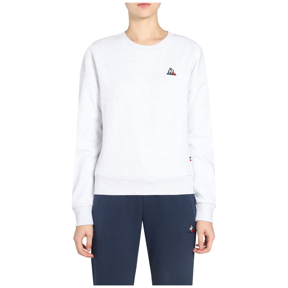 Le Coq Women's Long Sleeve Lia Crew Light Marle