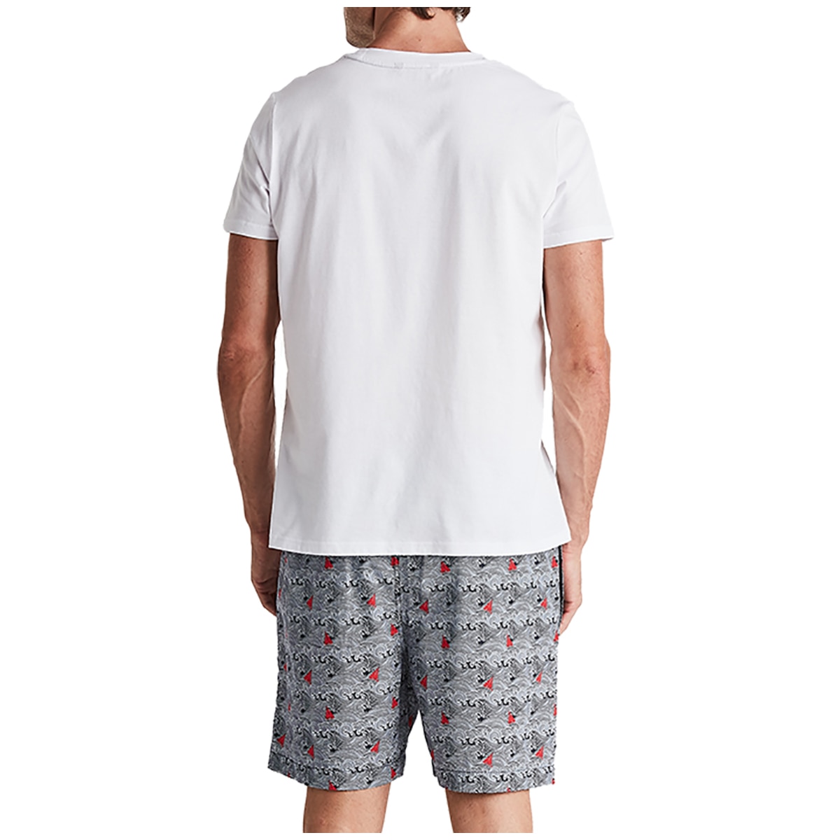 Coast Men's Sleep Set Summer - White Wave