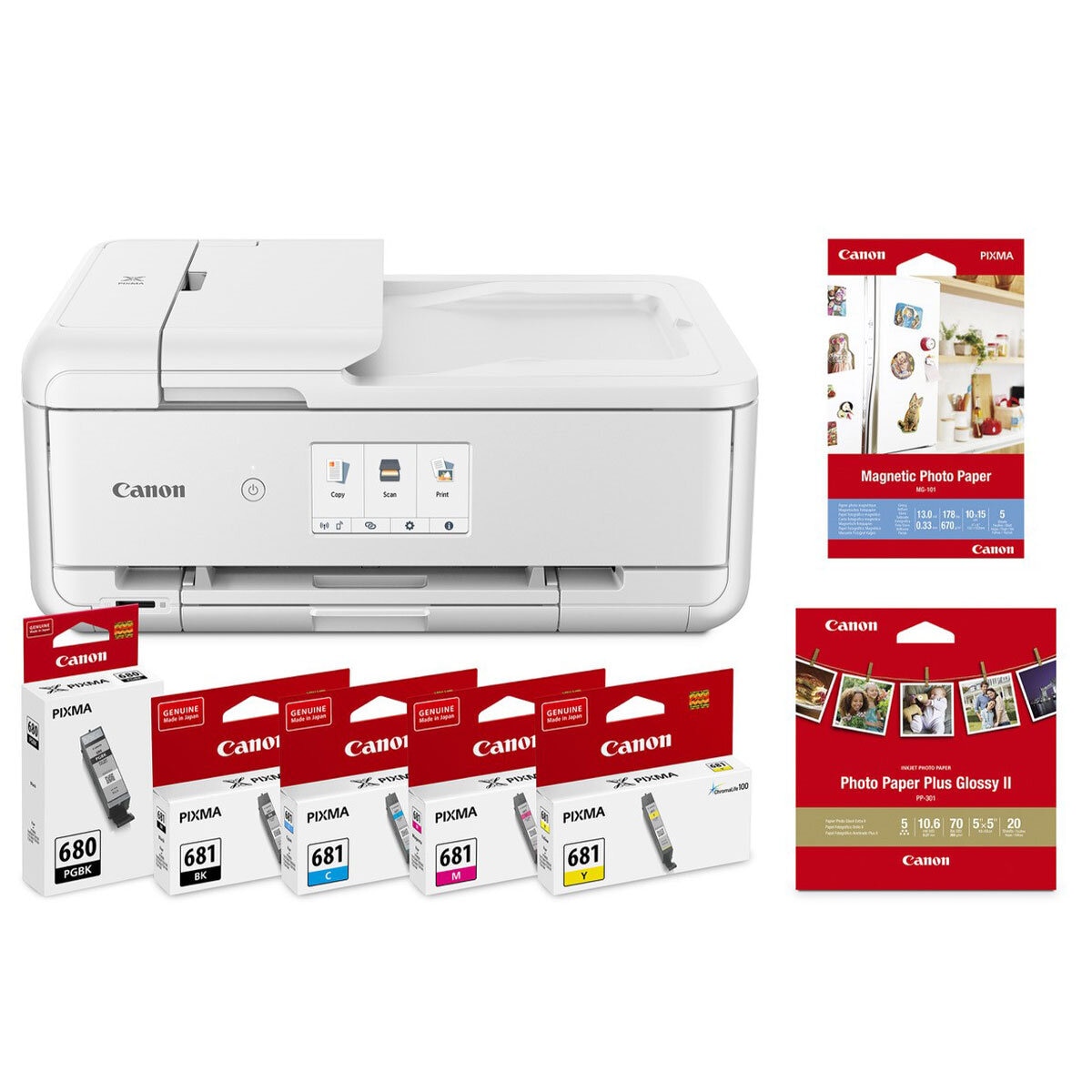 Canon PIXMA Home TS9565 A3 All-in-One Printer Value Bundle