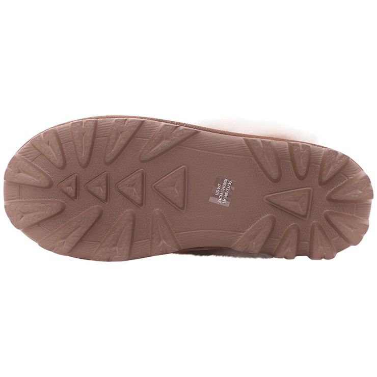 Kirkland Signature Women's Shearling Slippers Chestnut Costco Australia