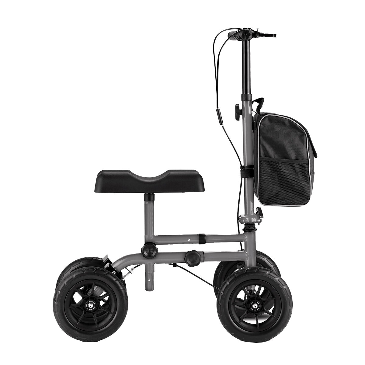 Altus Knee Walker Scooter All Terrain 10-Inch Wheel - TITANIUM