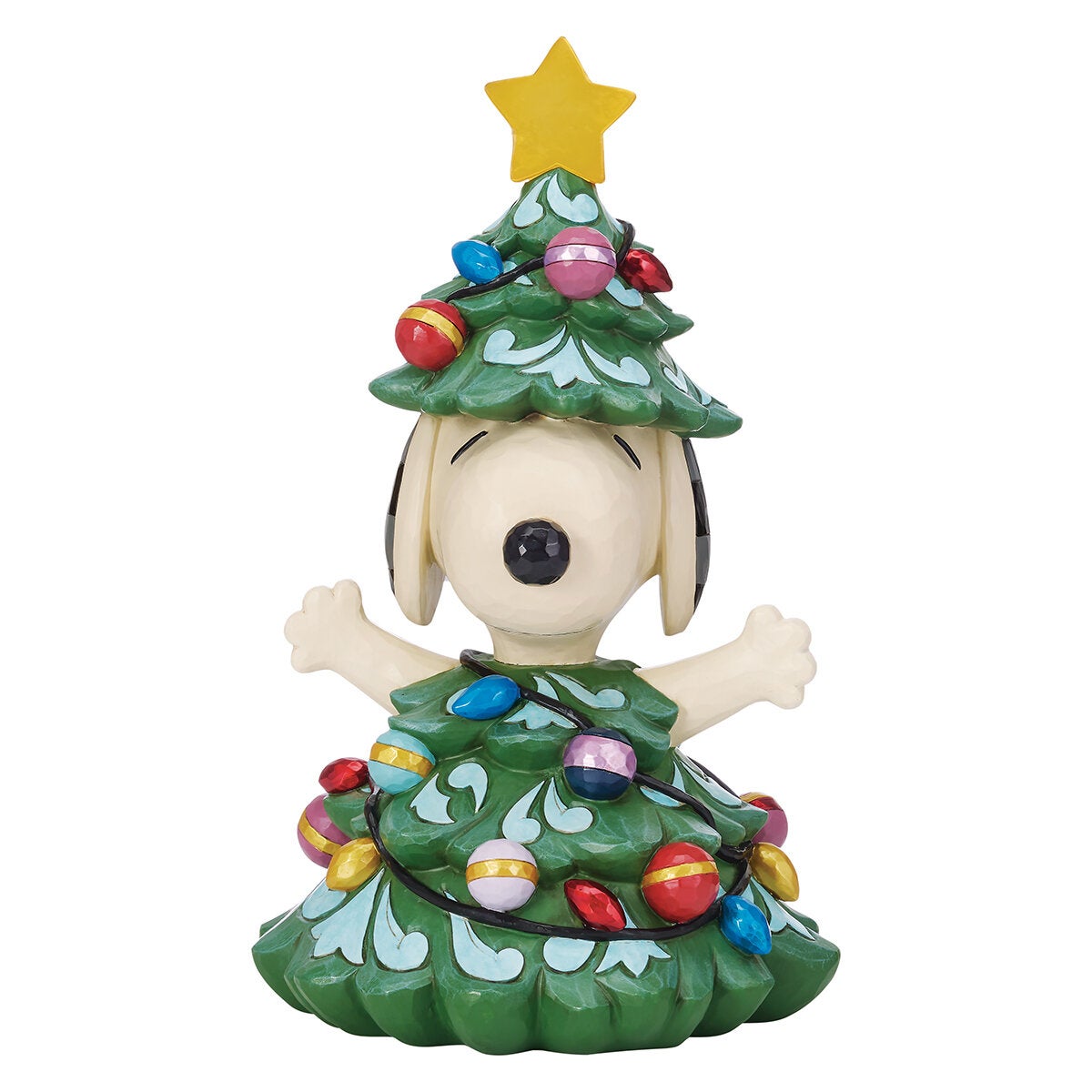 Jim Shore Snoopy Dressed as a Christmas Tree