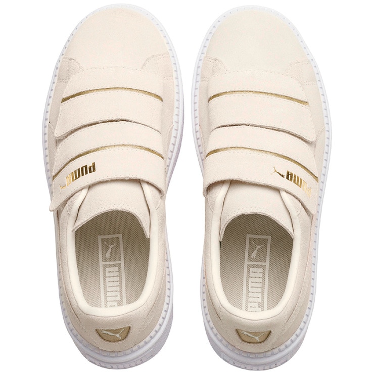 Puma Women's Platform Trace Strap Shoe White Costco