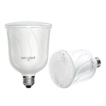 Sengled Pulse LED Bulb With Wireless Speaker Starter Kit E27 White (1 x Master And 1 x Satellite) 8 Pack