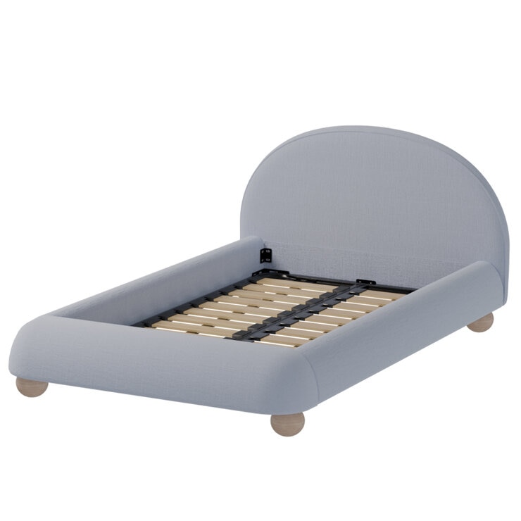 Aesthetik Kids Upholstered King Single Bed Grey