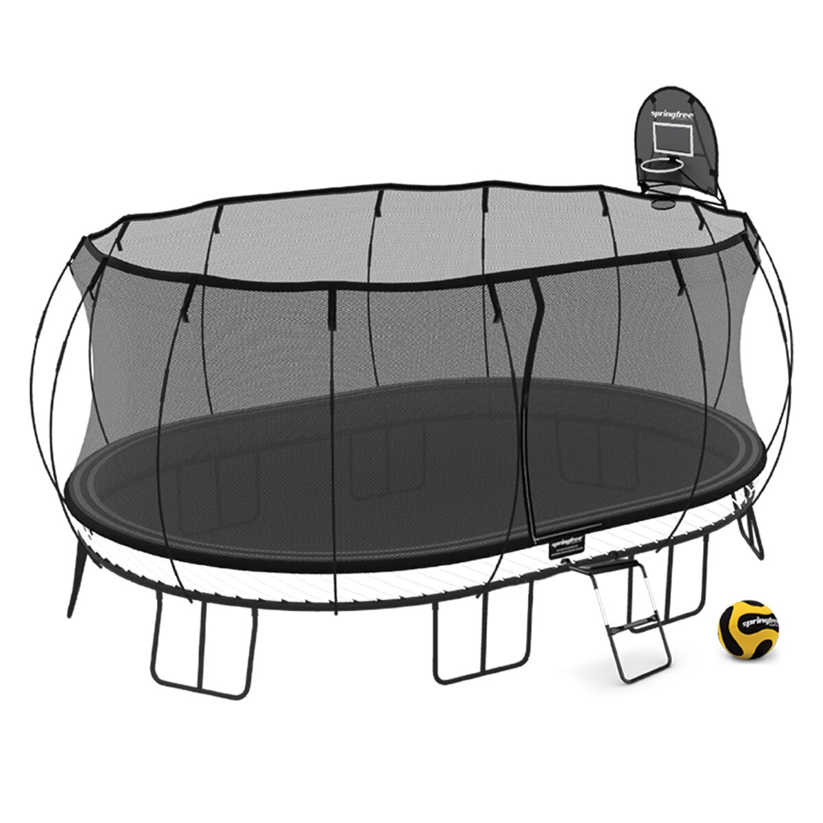 Springfree Classic Jumbo Oval Trampoline Bundle 3.7m x 5.8m