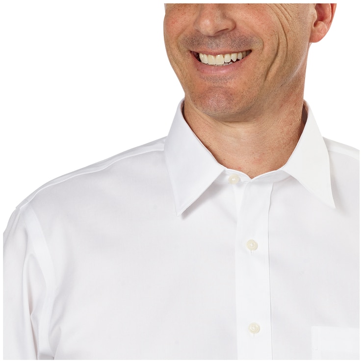 Kirkland Signature Men's Long Sleeve Dress Shirt White Costco Australia