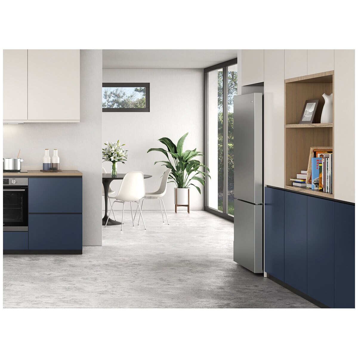 Westinghous 496L Bottom Mount Fridge Stainless