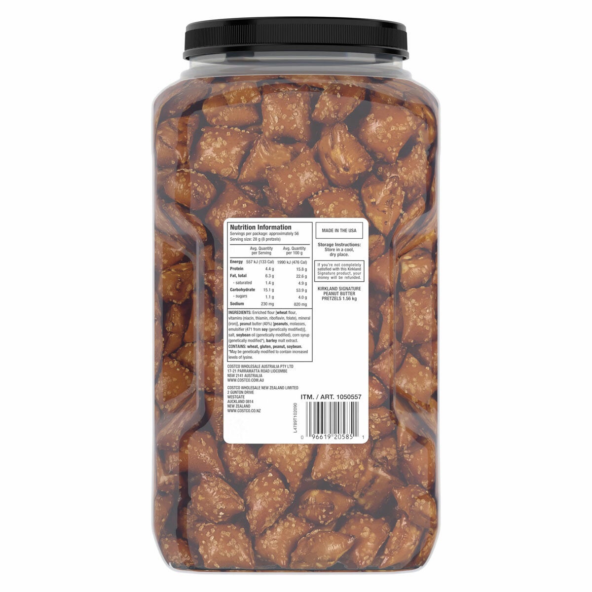 Kirkland Signature Peanut Butter Pretzels 1.56kg Kirkland Signature Peanut Butter Pretzels 1.56kg