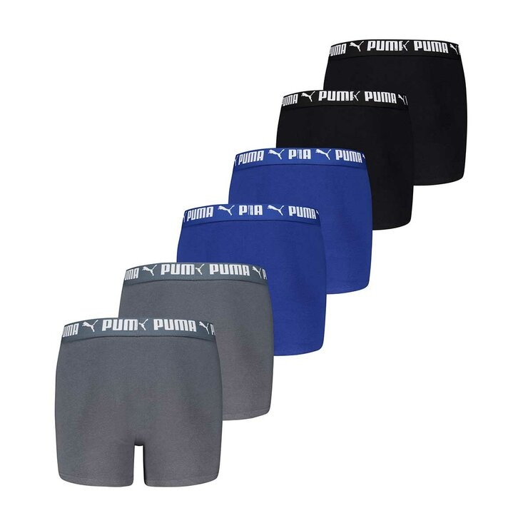 PUMA Boys Boxer Brief 6 Pack