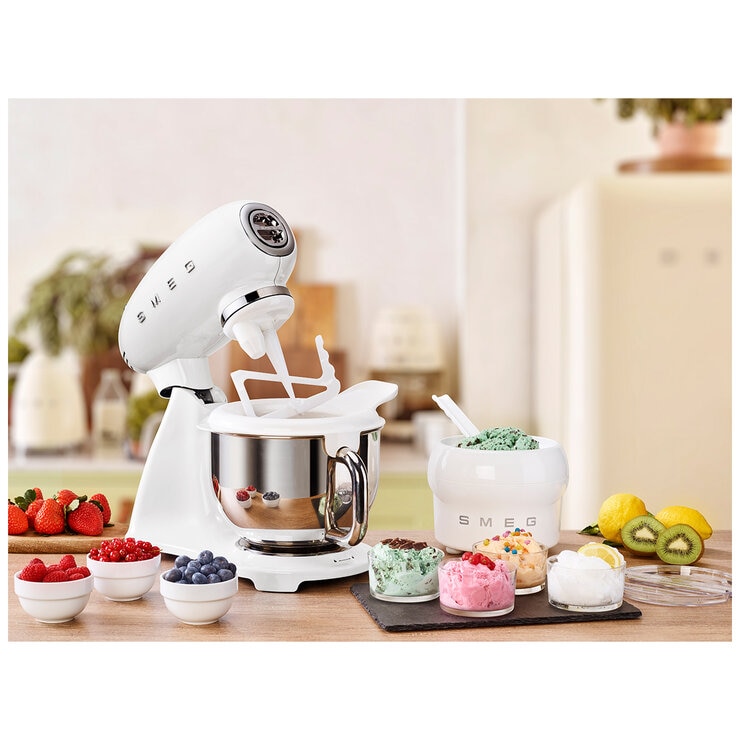 Smeg 50's Style Stand Mixer White SMF03WHAU