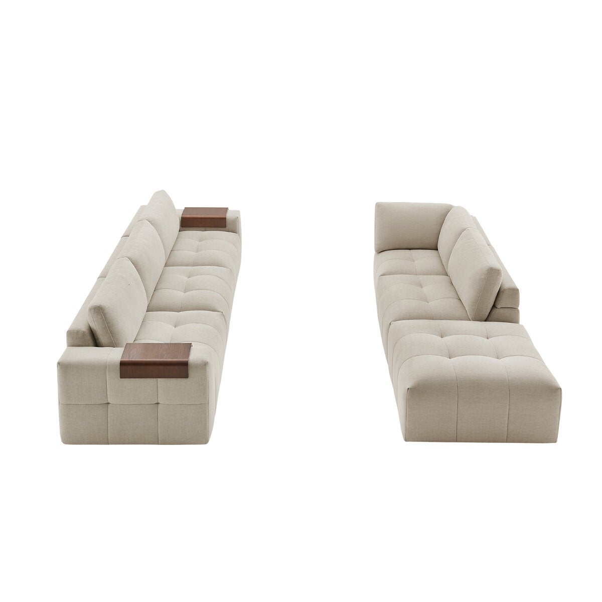 Aiden & Ivy 6 Piece Modular Fabric Sectional Aiden & Ivy 6 Piece Modular Fabric Sectional