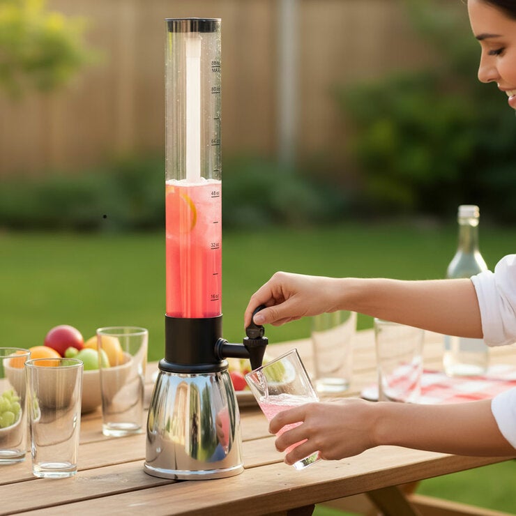 Mesa Beverage Tower With Removable Ice Tube 2.6L Mesa Beverage Tower With Removable Ice Tube 2.6L