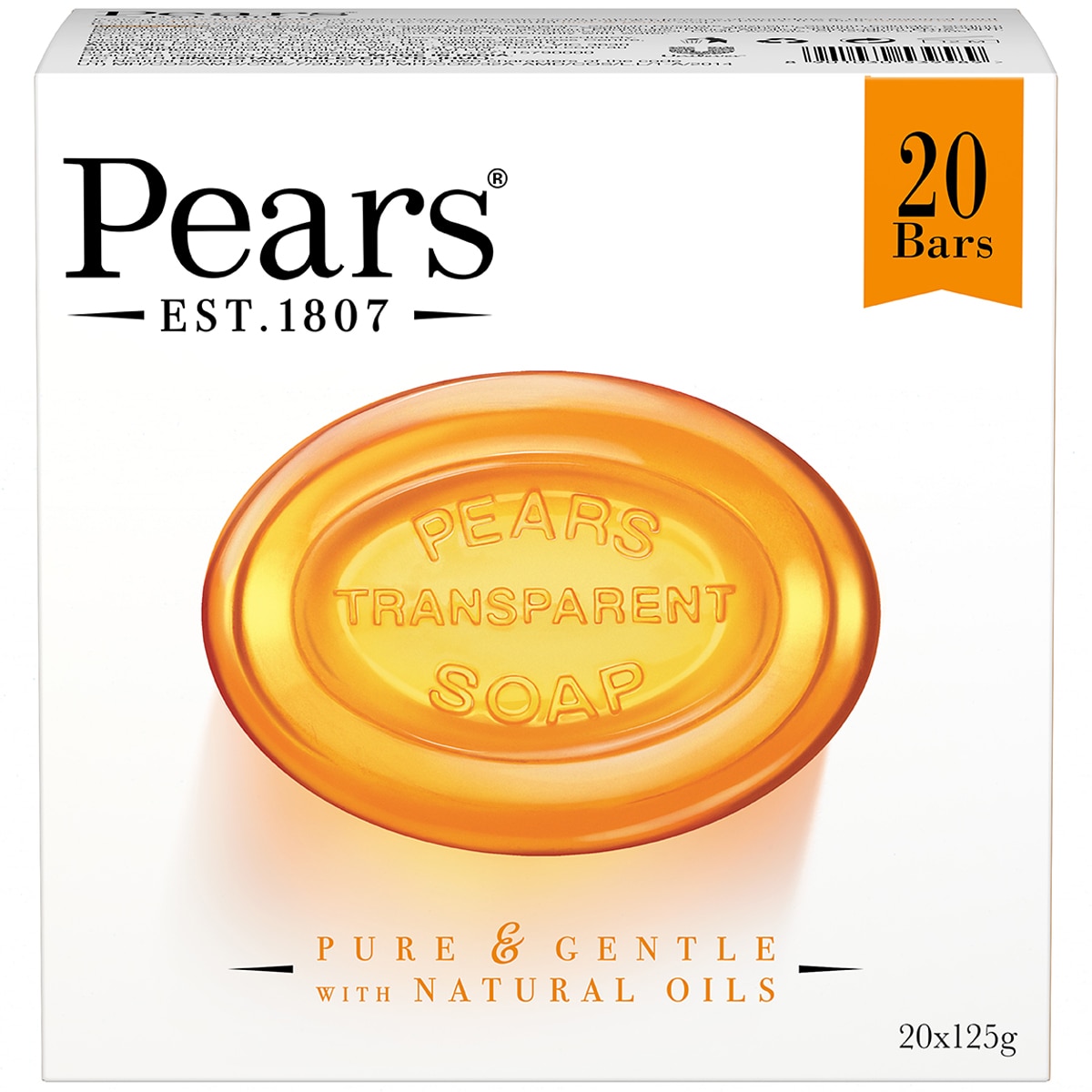 Pears Amber Transparent Soap 20 x 125g Costco Australia