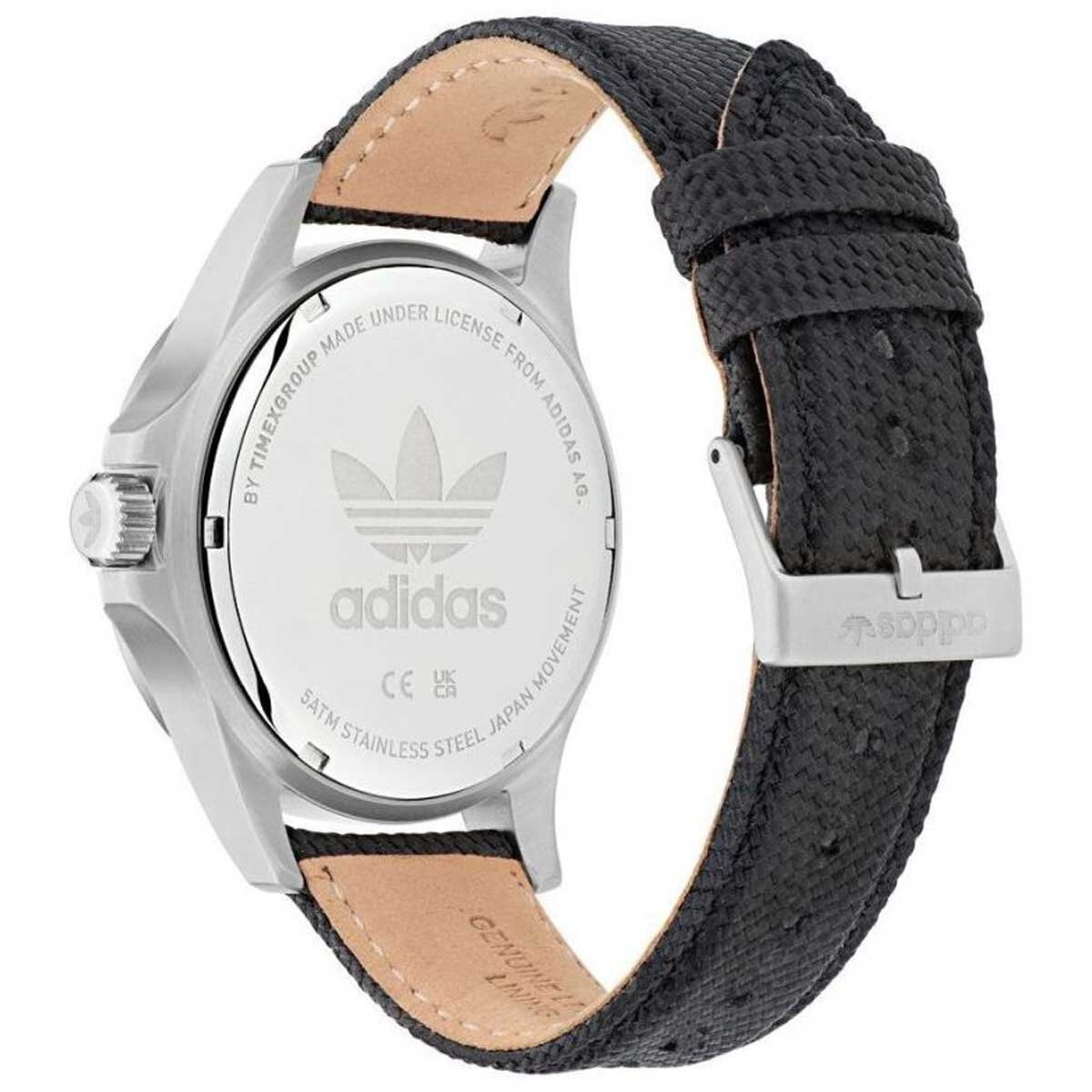 Adidas Originals Black Dial and Strap Expression One Watch AOFH23016