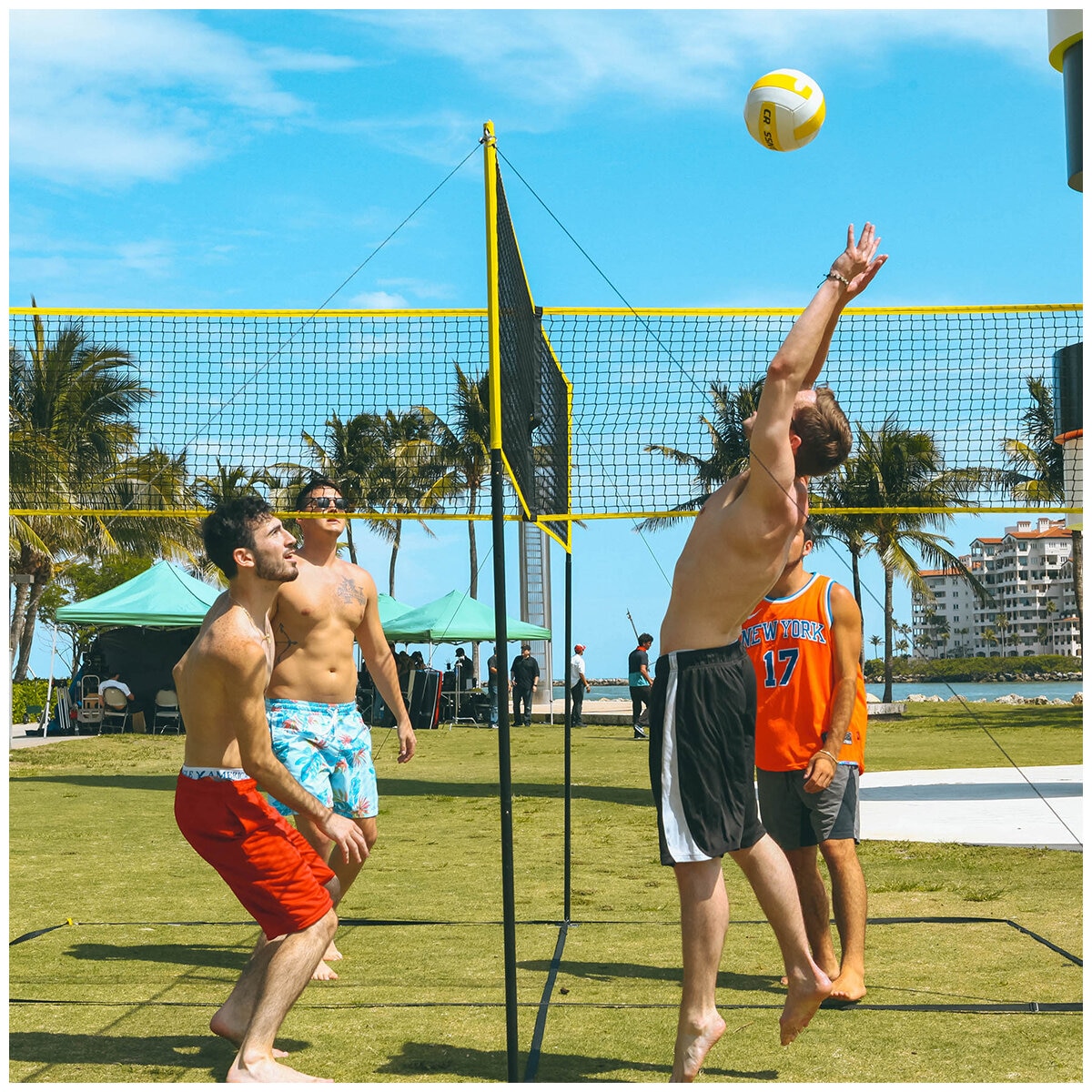 Crossnet Four Square Volleyball Game
