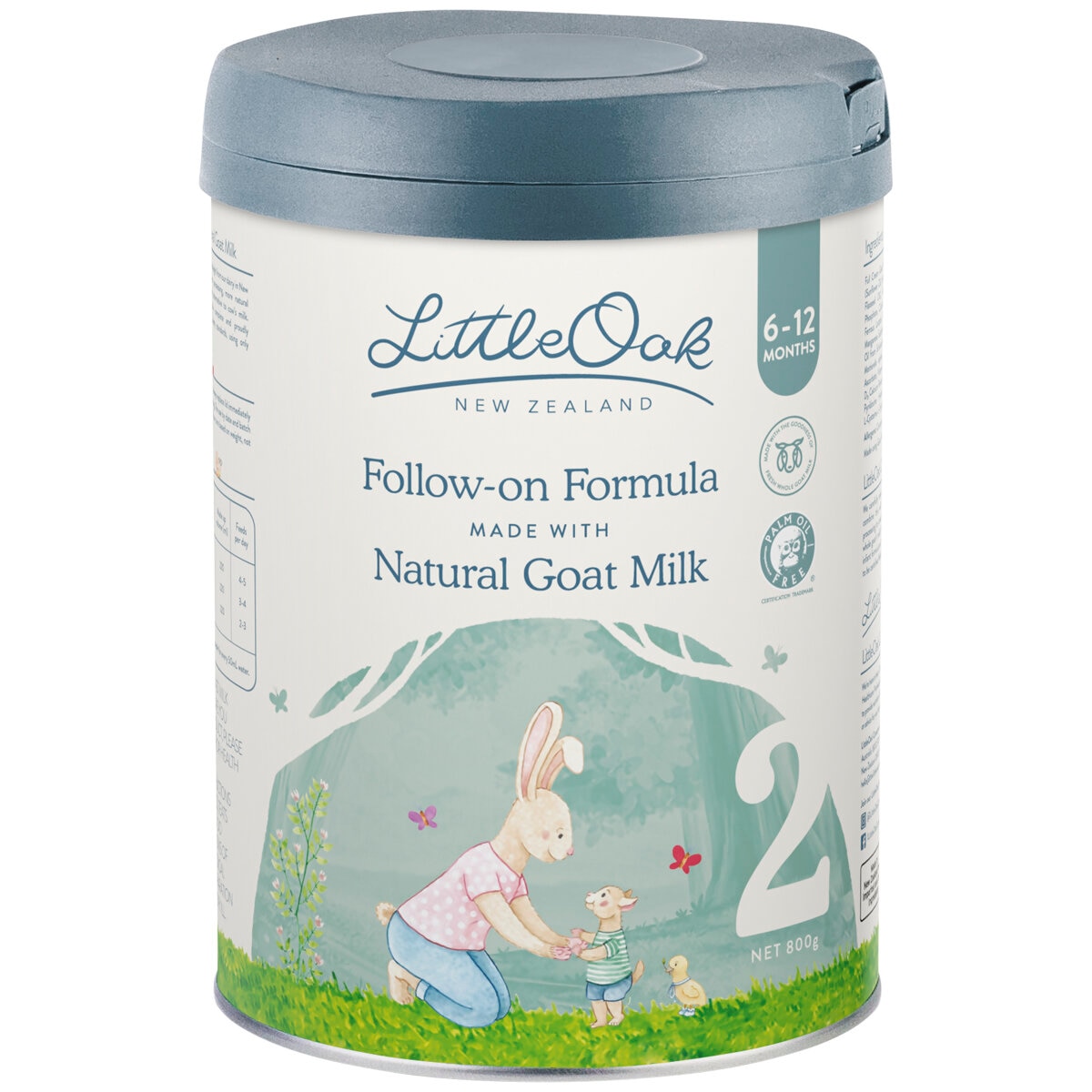 LittleOak Natural Goat Milk Follow-On Formula Stage 2 6x800g