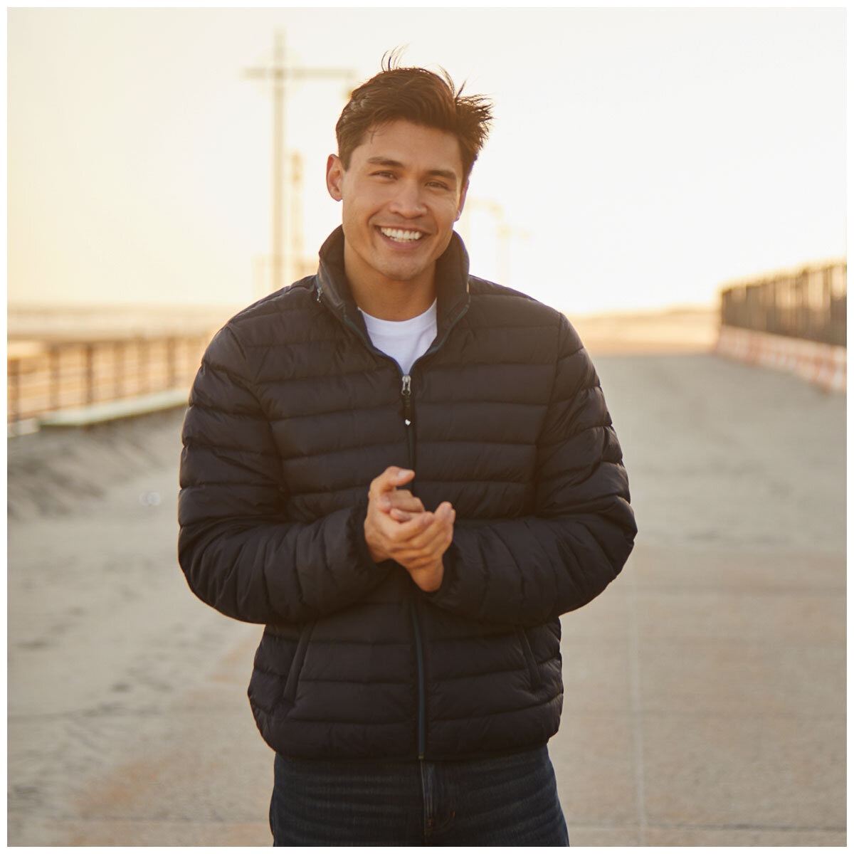 Weatherproof Men's Pillow Pac Jacket Black
