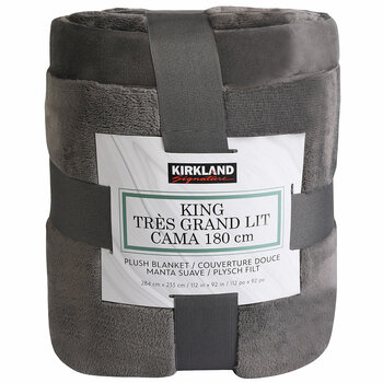 Kirkland Signature Plush Blanket King 284 x 233cm