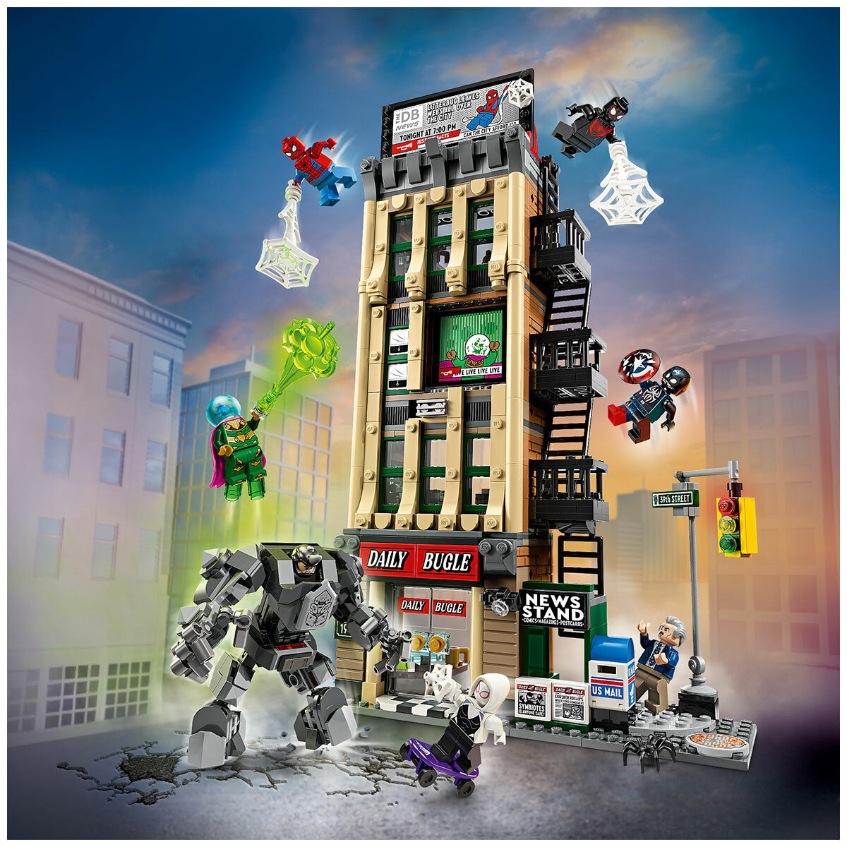 LEGO Marvel Spider-Man vs. Mysterio The Daily Bugle 76342