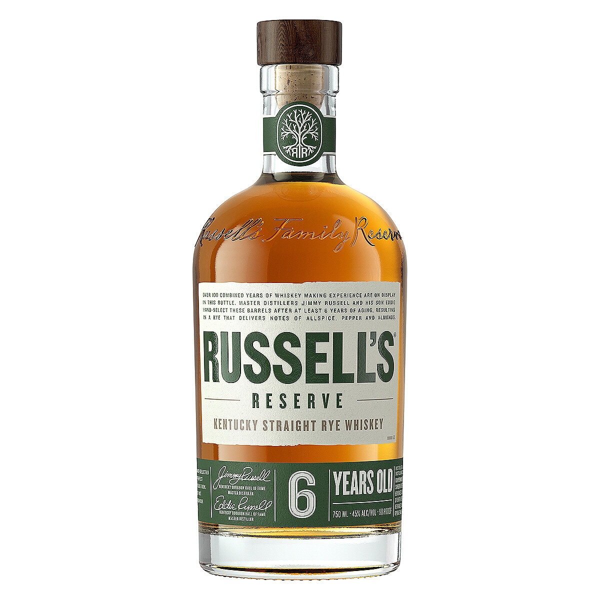 Russell's Reserve 6 YO Kentucky Straight Rye Whiskey 750ml