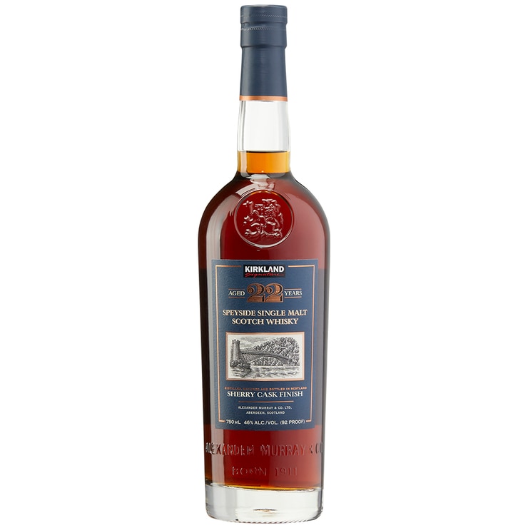 Kirkland Signature 22yearold Speyside Single Malt Scotch 750ml
