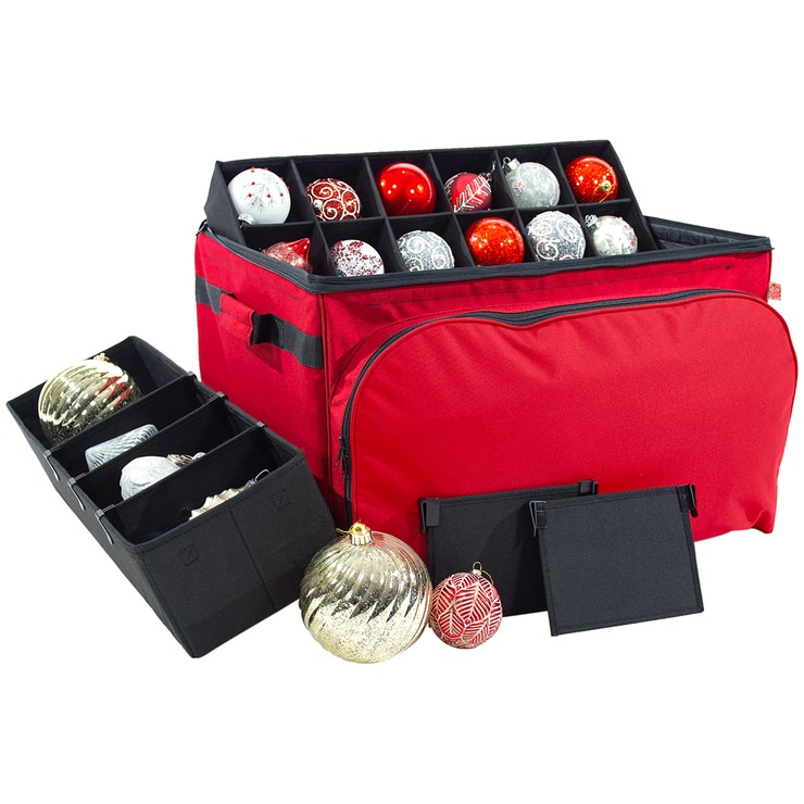 Santa's Bags 4 Tray Ornament Storage Bag Costco Australia