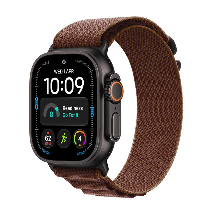 Apple Watch Ultra 4 GPS + Cellular 49mm Black Titanium Case with Burgundy Alpine Loop Apple Watch Ultra 4 GPS + Cellular 49mm Black Titanium Case with Burgundy Alpine Loop