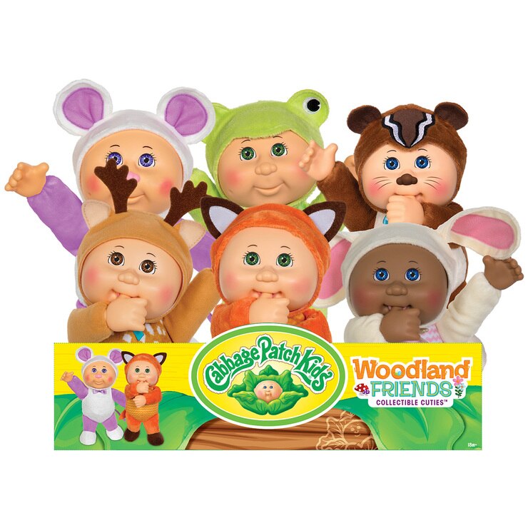 Cabbage Patch Kids Woodland Friend Cuties Doll Assortment 6pk Costco