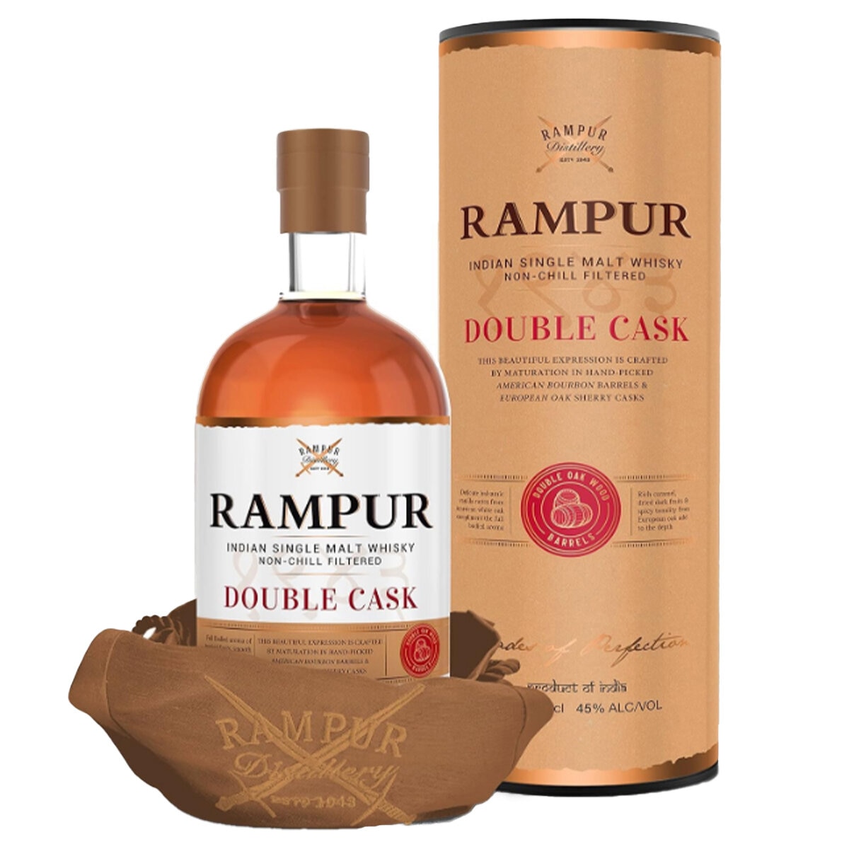 Rampur Double Cask Single Malt Indian Whisky 700ml