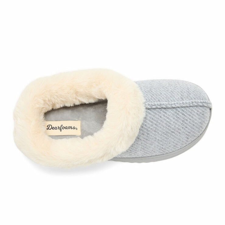 Dearfoams Women's Twill Clog Slipper