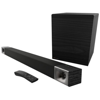 Klipsch 3.1 Channel Sound Bar With Wireless Subwoofer Home Theater System Cinema 600