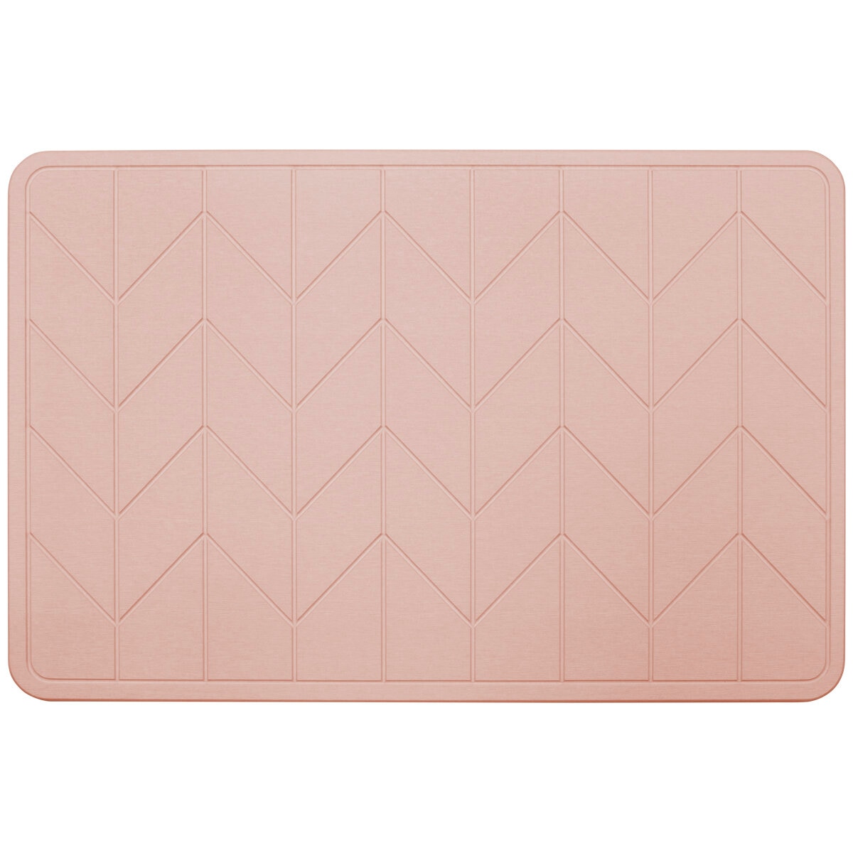 Algodon Dri Bath Stone Mat Blush
