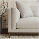 Valencia Bergen Fabric Sectional Lounge Right Chaise Beige Valencia Bergen Fabric Sectional Lounge Right Chaise Beige