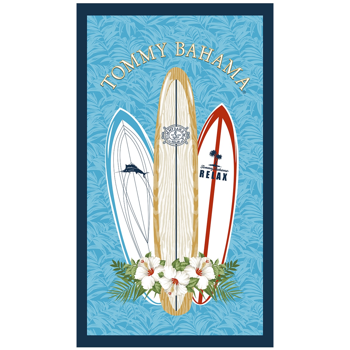 Tommy Bahama Beach Towel Water Color Palm