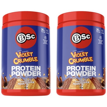 BSc x Violet Crumble Protein Powder Chocolate Honeycomb 2 x 700g
