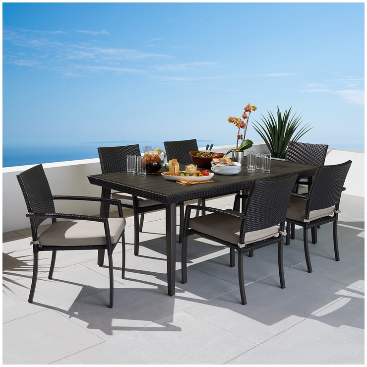 Portofino Casual Dining Set 7pc Dove | Costco Australia