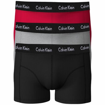 Calvin Klein Men's Trunks 3 Pack Empower/Grey Heather/Black Medium Calvin Klein Men's Trunks 3 Pack Empower/Grey Heather/Black Medium