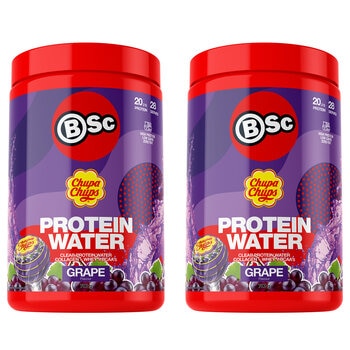 BSc x Chupa Chups Protein Water Grape 2 x 700g