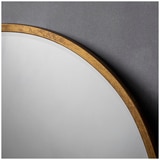 Hudson Living Higgins Round Gold Mirror 800 x 800mm