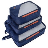 Tosca Park Avenue 3 Piece Luggage Set Navy Tan Tosca Park Avenue 3 Piece Luggage Set Navy Tan