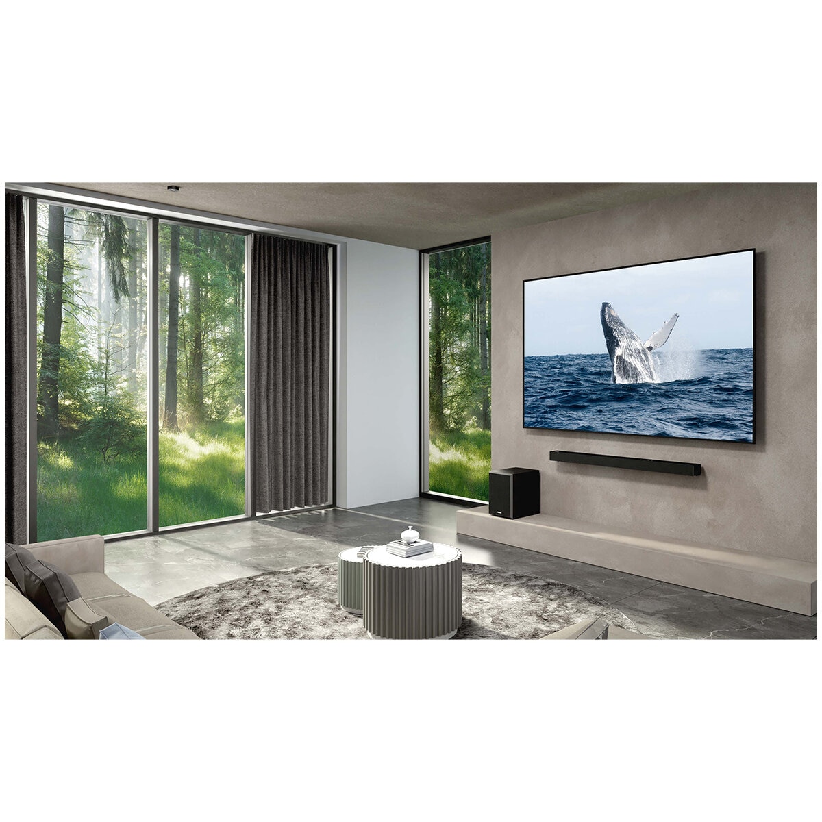 Hisense Dolby Atmos 5.1.2 Channel Soundbar with Wireless Subwoofer U5120G