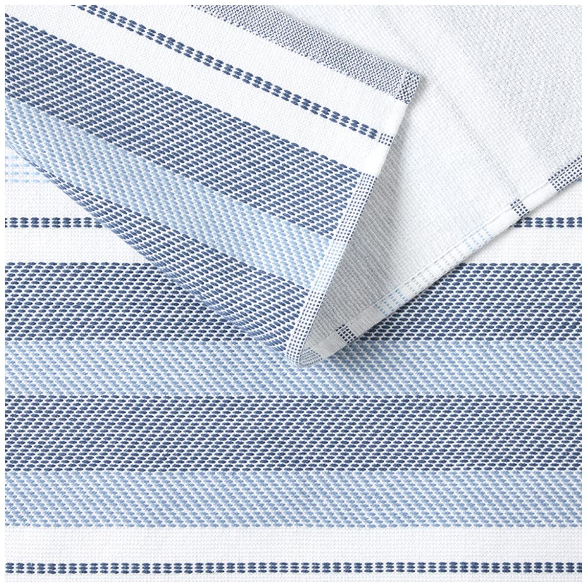 Culinary Classic Shelby Kitchen Towel 8 Pack Blue