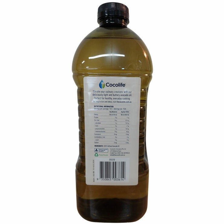 Cocolife Avocado Oil 2 Litre Cocolife Avocado Oil 2 Litre