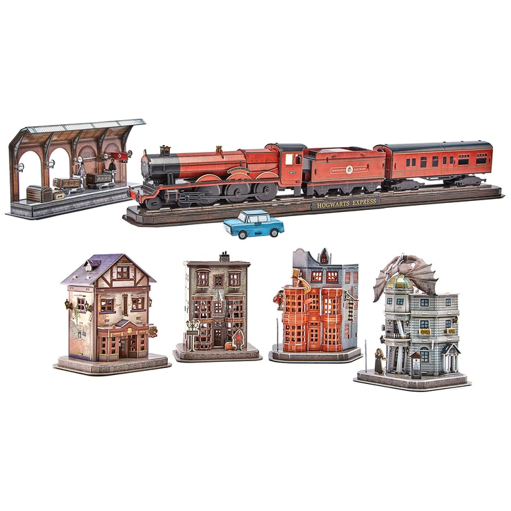 4D Cityscape Harry Potter 3D Puzzles 2pk Hogwarts Express & Diagon
