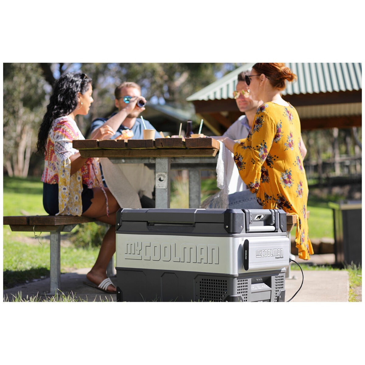 MyCoolMan Dual Fridge Freezer with Battery