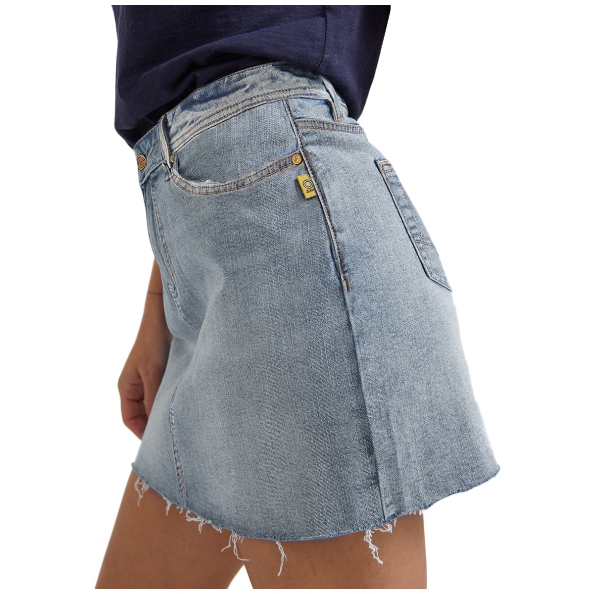 Bettina Liano Women's Denim Skirt - Mid Wash