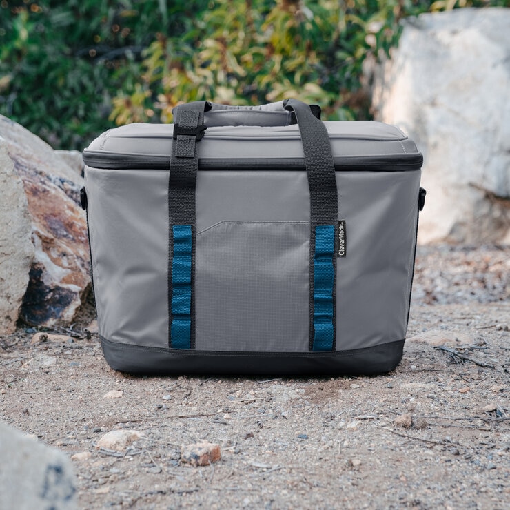 CleverMade Pacifica Pro Max Collapsible Cooler Gray