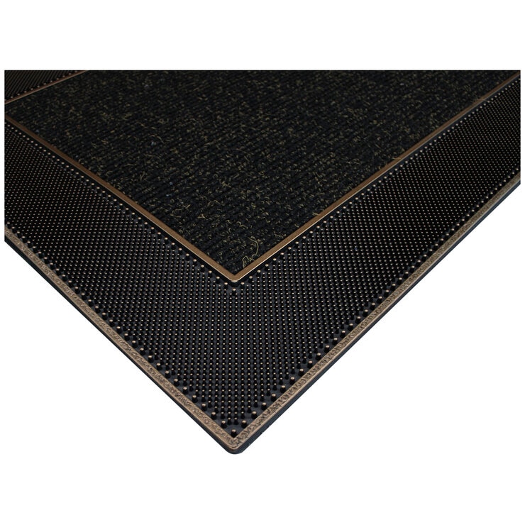 Modern Homes Rain Design Floor Mat 60X90cm Brown
